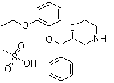 Reboxetinemesylate;PNU155950E;Morpholine,2-[(R)-(2-ethoxyphenoxy)phenylmethyl]-,(2R)-,methanesulfonate(1:1)